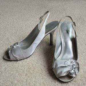 Silver heels